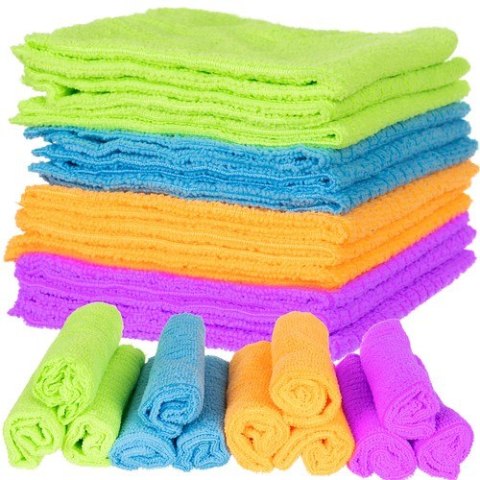 Ściereczki z mikrofibry - zestaw 12szt. Ruhhy Ściereczki z mikrofibry - zestaw 12szt. Ruhhy