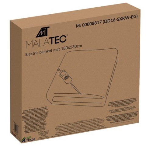 Mata- koc elektryczny 180x130cm Malatec