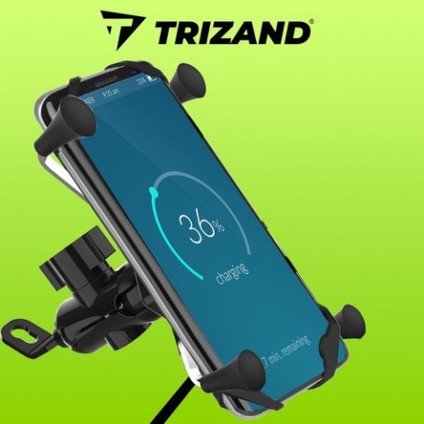 Uchwyt na telefon do motocykla z ładowarką Trizand