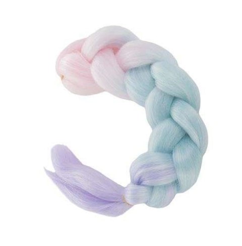 Włosy syntetyczne warkoczyki ombre róż/ni/f W10341 Soulima