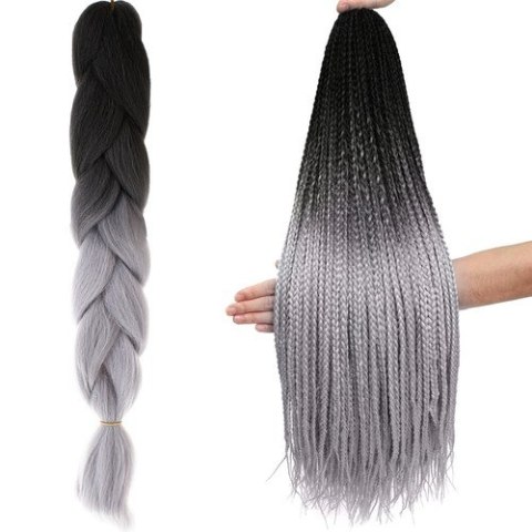 Włosy syntetyczne warkoczyki ombre sz/sz W10345 Soulima Włosy syntetyczne warkoczyki ombre sz/sz W10345 Soulima