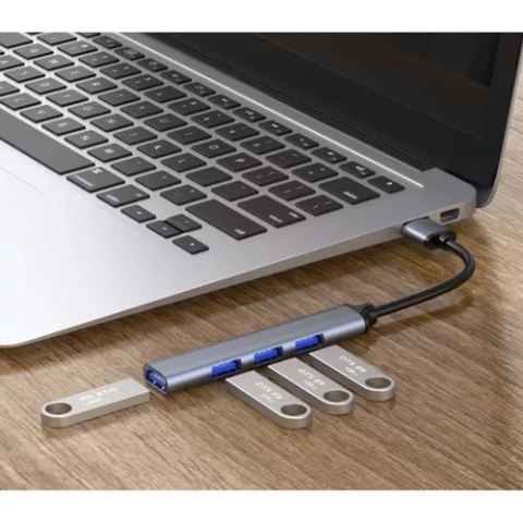 HUB USB- 1 port 3.0 + 3 porty 2.0 Izoxis 23316 Iso Trade
