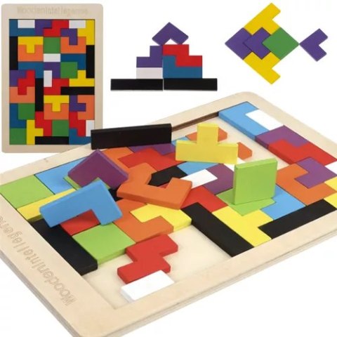 Układanka drewniana- puzzle/ Kruzzel 22667 Kruzzel