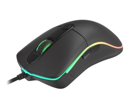 Mysz Genesis Krypton 510 8000 DPI podświetlenie RGB dla graczy Czarna