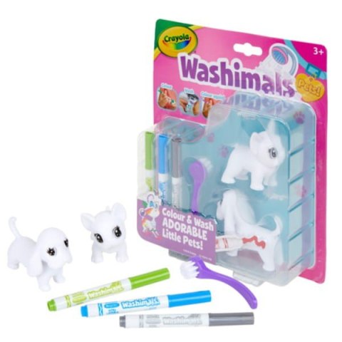 Zestaw kreatywny Crayola Figurki do malowania Washimals Blister Pack Psy