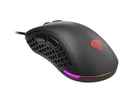 Mysz Xenon 800 lekka 16000 DPI podświetlenie RGB dla graczy lekka Czarna