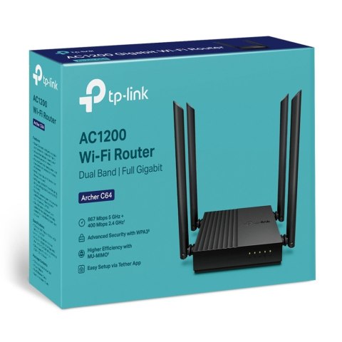 Router Archer C64 AC1200 1WAN 4LAN