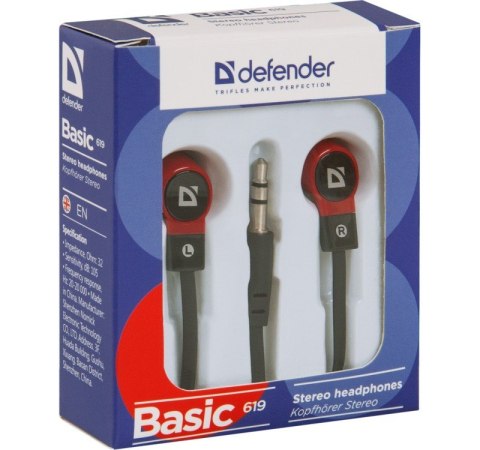 Słuchawki przewodowe douszne BASIC 619 Słuchawki przewodowe douszne BASIC 619