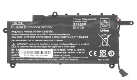 Bateria do HP Pavilion X360 11-N 3800 mAh (29 Wh) 7.4 - 7.6 Volt