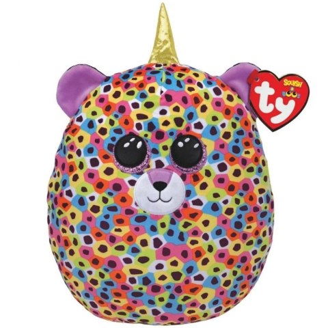 Maskotka TY Squish-a-Boss Lampart z rogiem wielokolorowy 22 cm