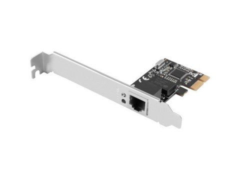 Karta sieciowa PCI-E 1X RJ45 1GB RTL8111C śledź low profile