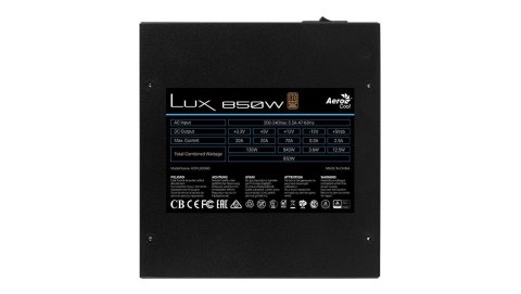 Zasilacz LUX 850W 80+ Bronze ATX Zasilacz LUX 850W 80+ Bronze ATX