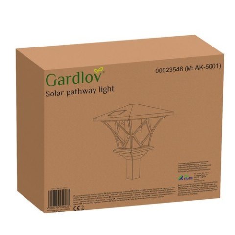 Lampa ogrodowa solarna- latarnia Gardlov 23548 Gardlov