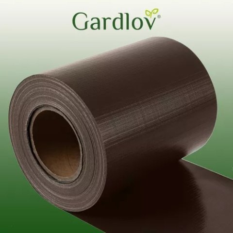 Taśma ogrodzeniowa 19cmx35m 450g/m2 brązowa 23702 Gardlov