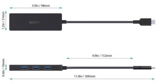 CB-C64 HUB USB-C | Ultra Slim | 4w1 | 4xUSB 3.1