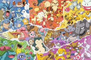 Puzzle 5000 elementów Pokemon