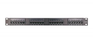 Patchpanel CAT5E UTP 24 porty