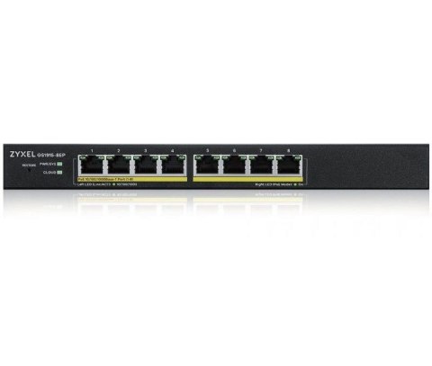 Przełącznik zarządzalny GS1915-8EP PoE Smart 60W 802.3at desktop hybrid mode Switch