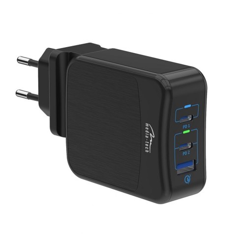 Zasilacz uniwersalny 65W 2x USB-C PD 1x USB 3.0 QC