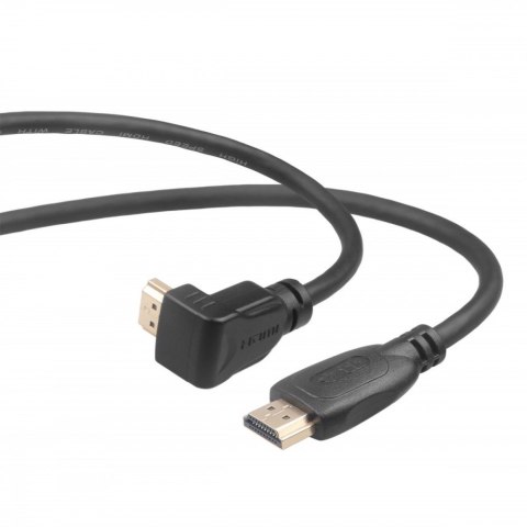 Kabel HDMI v 2.0 pozłacany 1.8 m kątowy