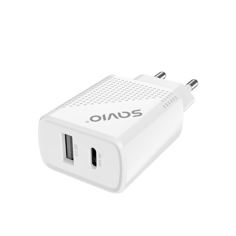 Ładowarka sieciowa USB Quick Charge Power Delivery 3.0 18W +1m kabel USB typ C, LA-05 C