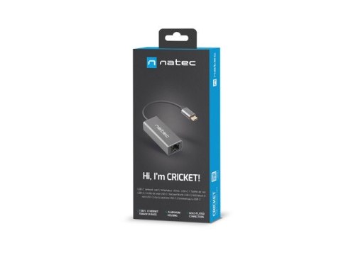 Karta sieciowa Cricket USB-C 3.1 - RJ-45 1Gb na kablu