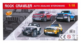 Auto RC rock crawler czerwone