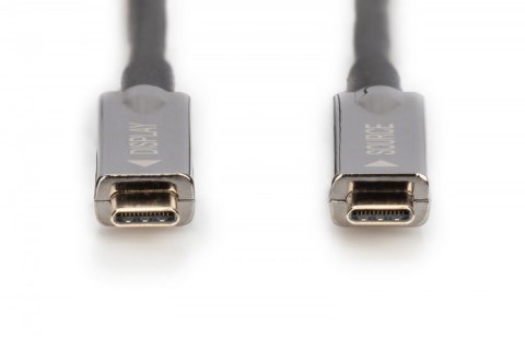 Kabel połączeniowy hybrydowy AOC USB 3.1 Typ C/USB Typ C 4K 60Hz 15m