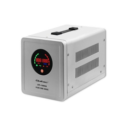 Zasilacz awaryjny Pure Sine Wave UPS | 1000VA | 700W | Szary