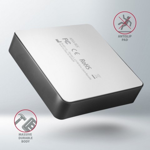 ADSA-M2C Stacja dokująca, USB-C 3.2 Gen 2 - 2x M.2 NVMe SSD CLONE MASTER