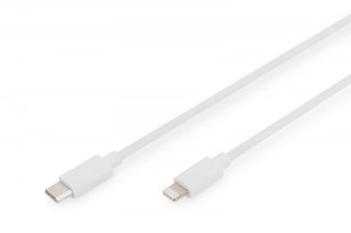 Kabel do transmisji danych/ładowania USB C/Lightning MFI 2m Biały