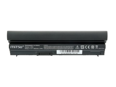 Bateria do Dell E6220/320 6600mAh(73Wh) 11.1-10.8V