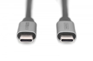 Kabel połączeniowy USB 3.0 60W/5Gbps Typ USB C/USB C M/M 1m Czarny