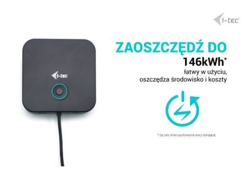 Stacja dokująca USB-C HDMI Dual DP Docking Station Power Delivery 100 W + i-tec Universal Charger 100 W