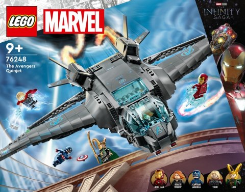 Klocki Super Heroes 76248 Quinjet Avengersów