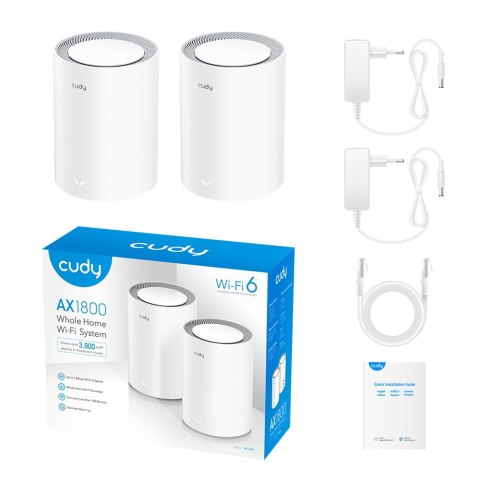 System WiFi Mesh M1800 (2-Pack) AX1800