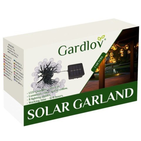 Girlanda solarna 7m IP65 Gardlov 24008 Gardlov