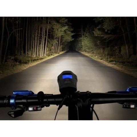 Lampka rowerowa LED z licznikiem 23680 Trizand
