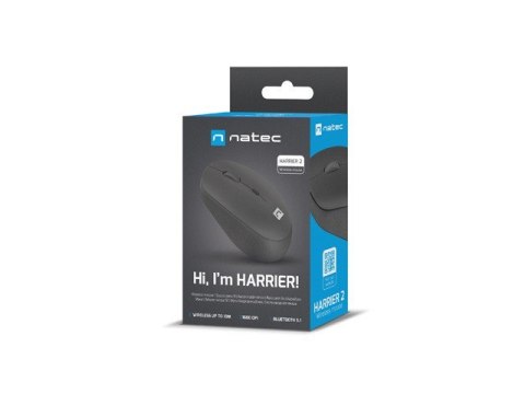 Mysz bezprzewodowa Harrier 2 Bluetooth 5.1 czarna