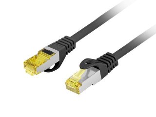 Patchcord kat.6a S/FTP LSZH CU 1,5m fluke passed czarny