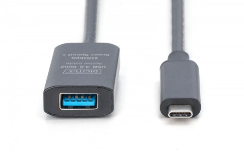 Kabel przedłużający aktywny USB-C - USB-A, USB 3.2 Gen2, 10Gbps, 5m