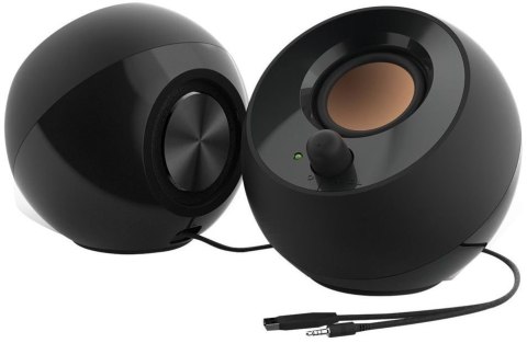 Głośniki Pebble 2.0 USB czarne Głośniki Pebble 2.0 USB czarne