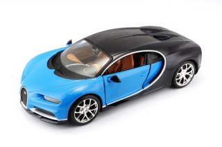 Model kompozytowy Bugatti Chiron niebiesko-czarny