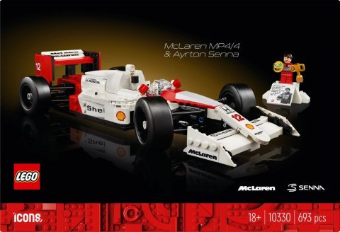 Klocki Icons 10330 McLaren MP4/4 i Ayrton Senna