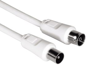 Kabel antenowy 75db 5m Biały