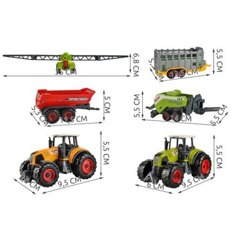 Farma - zestaw maszyn 6szt. 23436 Kruzzel