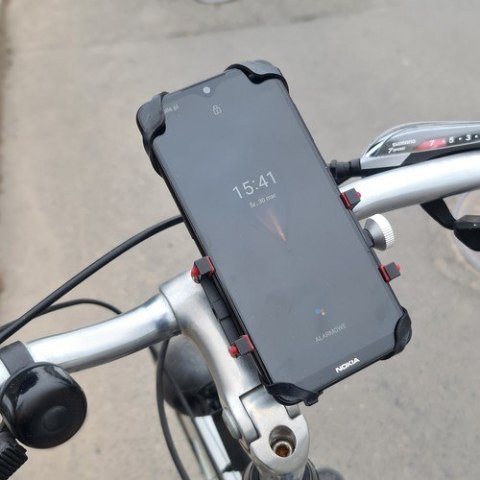 Uchwyt rowerowy na telefon z gumką U24907 Trizand