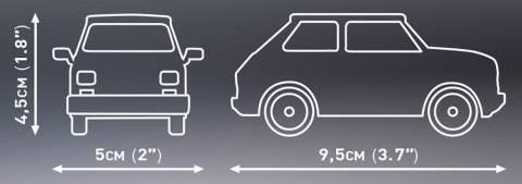 Klocki Youngtimer Collection Fiat 126p el