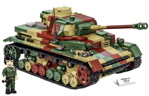 Klocki WWII PZKPFW IV AUSF.G 1107 klocków