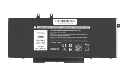 Bateria 4GVMP do Dell Latitude 5400 5500 5510 8000 mAh (61 Wh) 7.6V (7.4V)